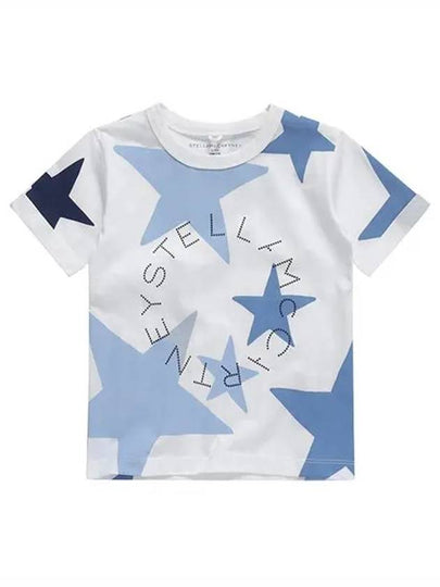 Stella McCartney TS8C11 Z0913 101MC Logo Star Junior Short Sleeve T Shirt - STELLA MCCARTNEY - BALAAN 2