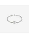 Interlocking bracelet 925 sterling silver chain - GUCCI - BALAAN 1