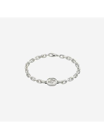 Interlocking bracelet 925 sterling silver chain - GUCCI - BALAAN 1