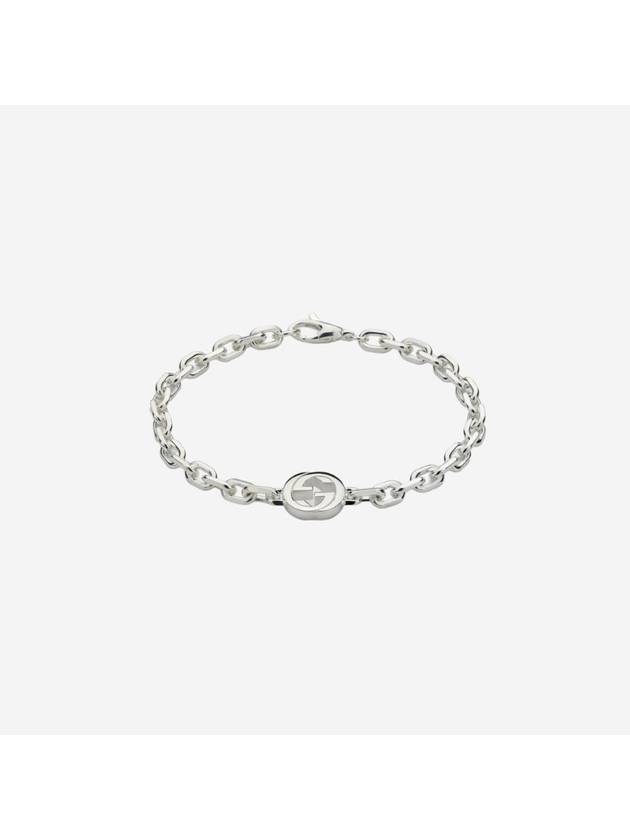 Interlocking G Chain Bracelet Silver - GUCCI - BALAAN 1