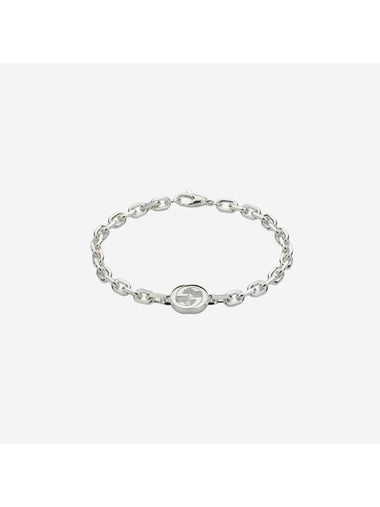 Interlocking G Chain Bracelet Silver - GUCCI - BALAAN 1