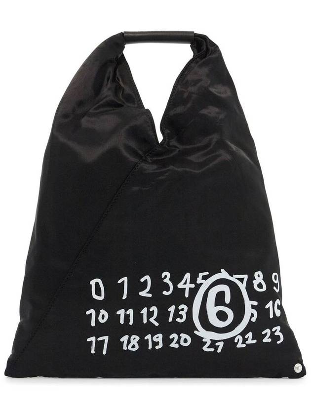 MM6 Logo Print Tote Bag Black - MAISON MARGIELA - BALAAN 2