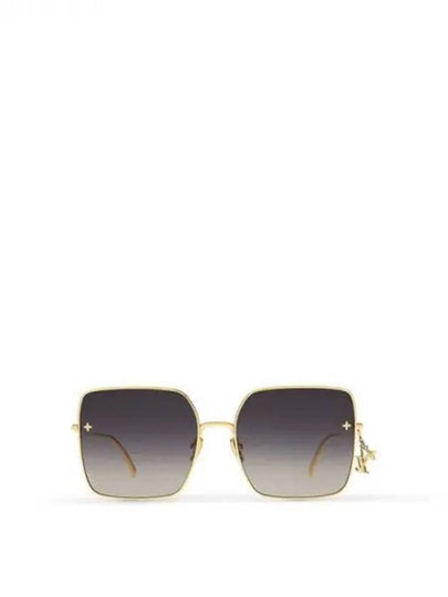 LV Charm Square Sunglasses Gold - LOUIS VUITTON - BALAAN 2