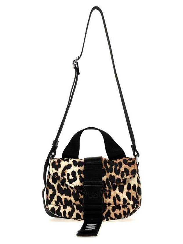 Leopard Print Tech Mini Cross Bag - GANNI - BALAAN 2