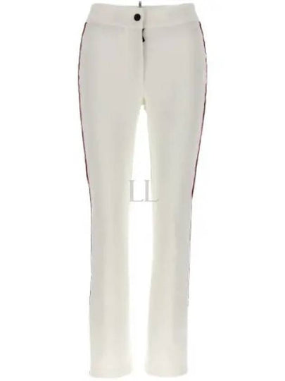 Tricolor Trim Skinny Pants White - MONCLER - BALAAN 2