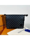 District PM Damier Graphite Coated Canvas Messenger Bag Black - LOUIS VUITTON - BALAAN 2