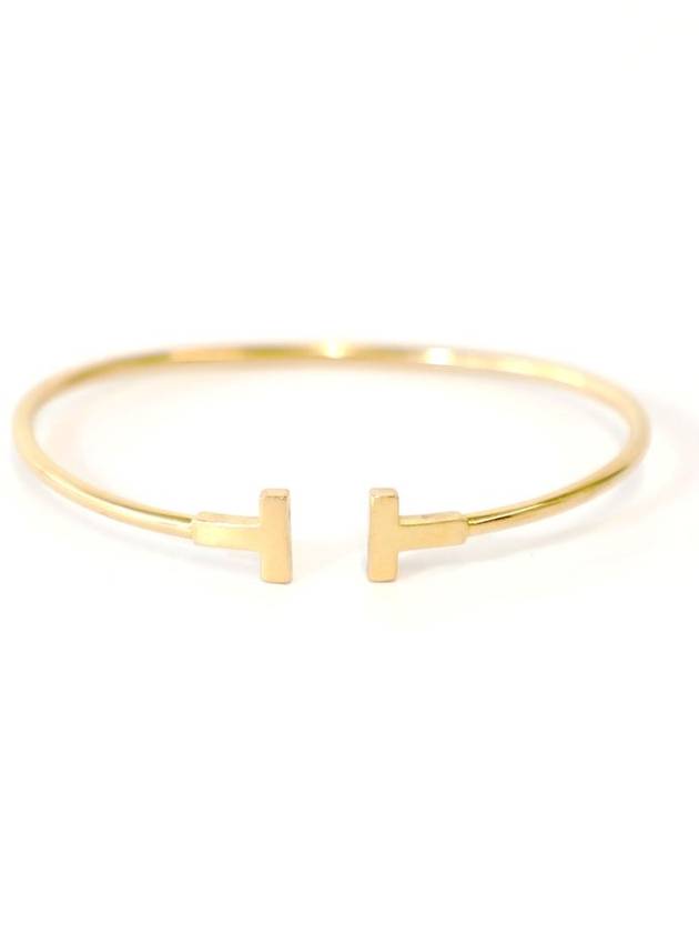 Tiffany Co 18K Rose Gold T Wire Bracelet L - TIFFANY & CO. - BALAAN 2