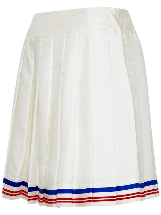 Casablanca White Silk Miniskirt - CASABLANCA - BALAAN 2