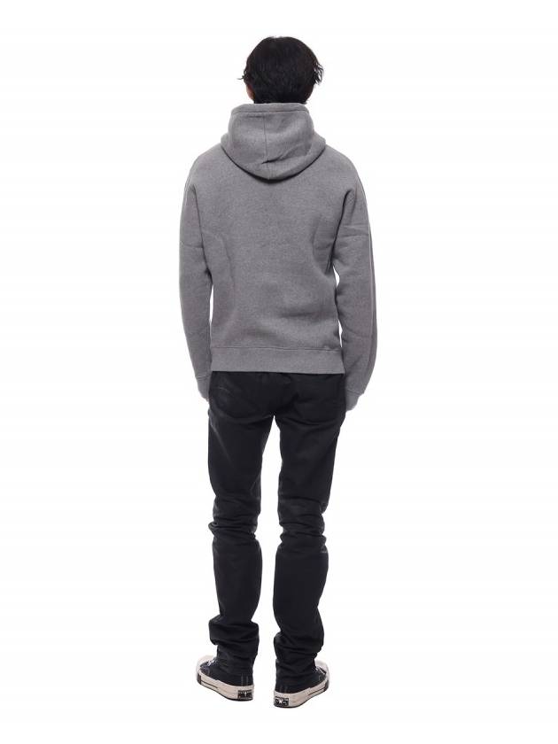 Bold Fox Head Patch Comfort Hoodie Grey - MAISON KITSUNE - BALAAN 6