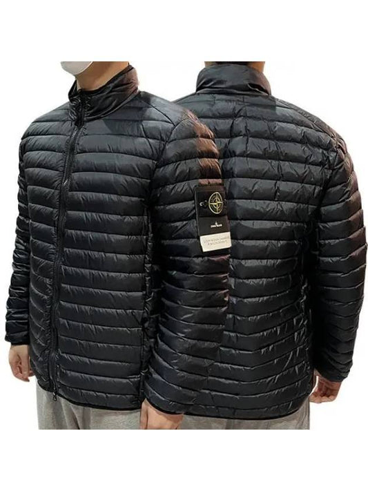 Packable Loom Woven Chambers R Nylon Down TC Jacket Padded Navy Blue - STONE ISLAND - BALAAN 2