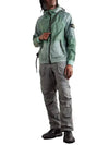 Nylon Metal Windbreaker Light Green - STONE ISLAND - BALAAN 3