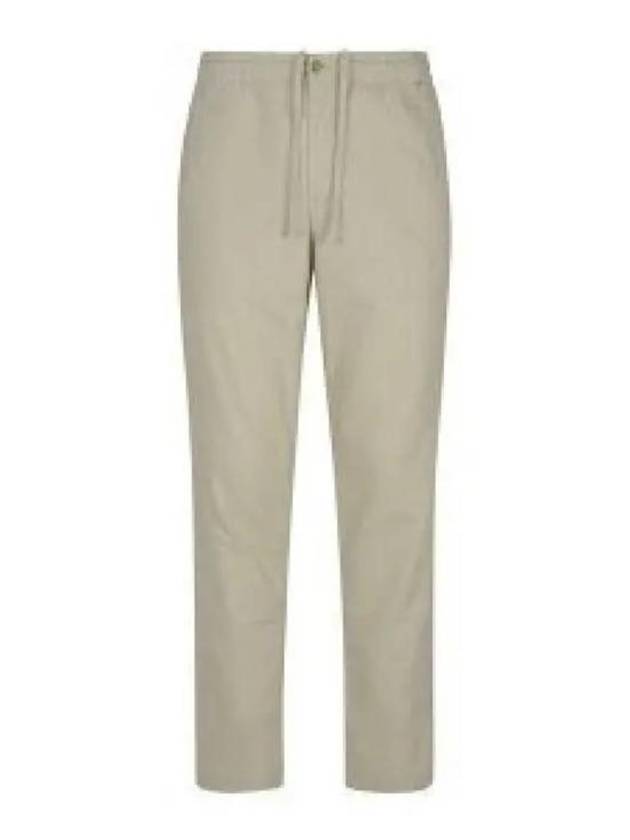 Drawstring Cotton Tapered Straight Pants Beige - POLO RALPH LAUREN - BALAAN 2