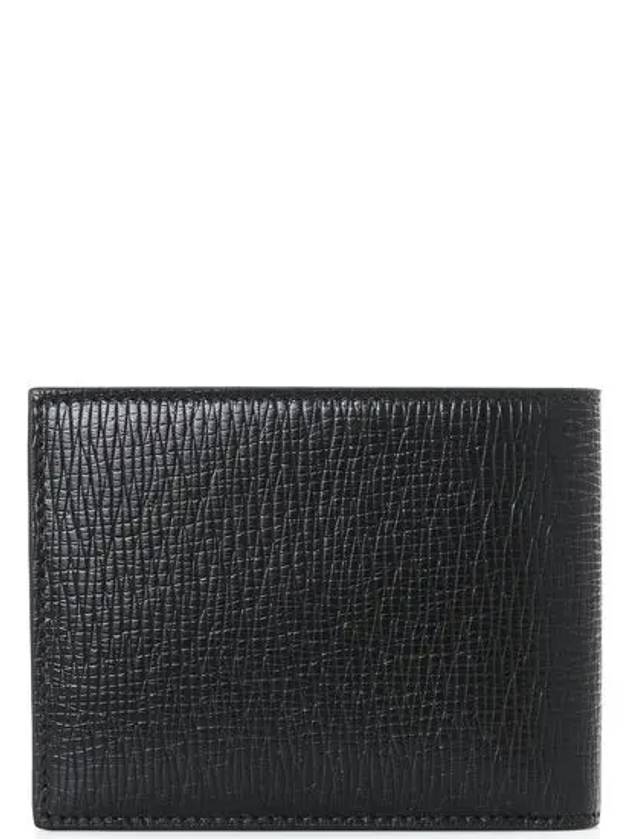 Custom Metal Plate Half Wallet Black - SALVATORE FERRAGAMO - BALAAN 4