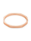 Dextera Bangle Octagon Shape Bracelet White Rose Gold - SWAROVSKI - BALAAN 4