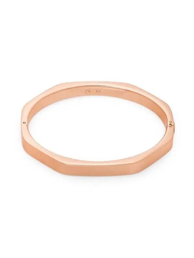 Dextera Bangle Octagon Shape Bracelet White Rose Gold - SWAROVSKI - BALAAN 4