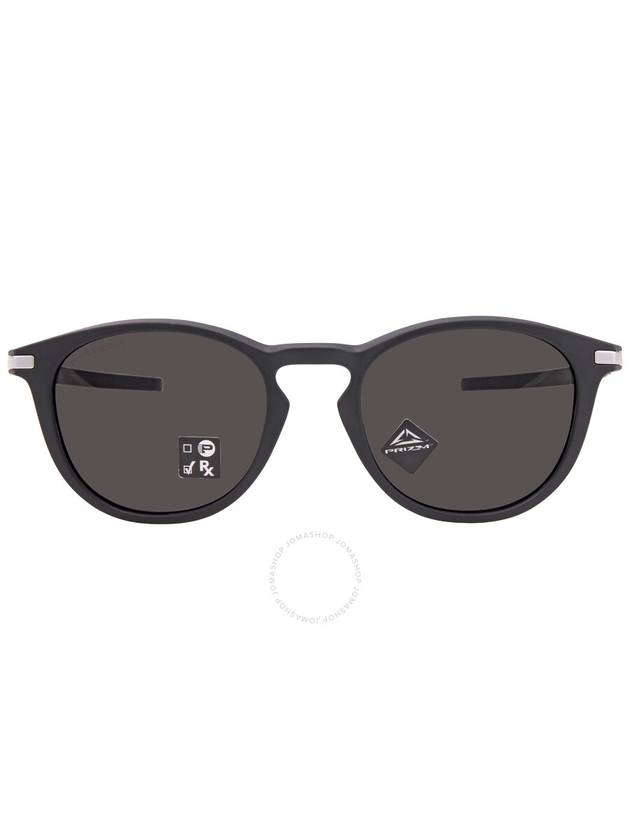 Eyewear Pitchman R Round Sunglasses Black Prism Grey - OAKLEY - BALAAN 2