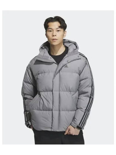 adidas 3S down jacket gray IT8733 - ADIDAS - BALAAN 2