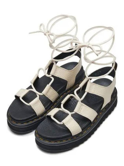 Nartilla Milled Napa Gladiator Sandals Beige - DR. MARTENS - BALAAN 2