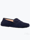 Gommino Suede Driving Shoes Blue - TOD'S - BALAAN 2