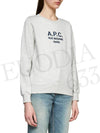 Women's Tina Logo Sweat Sweatshirt Heather Ecru - A.P.C. - BALAAN 9