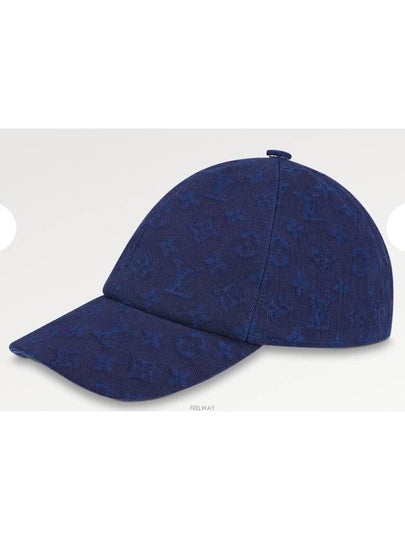 Monogram Essential Ball Cap Blue - LOUIS VUITTON - BALAAN 2