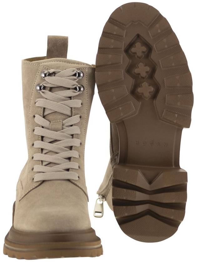 H674 - Suede lace-up boot - HOGAN - BALAAN 5