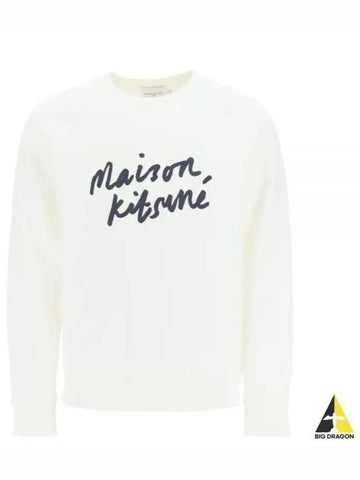 HANDWRITING CLEAN SWEATSHIRT FM00352KM0001 EC - MAISON KITSUNE - BALAAN 1