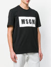 19SS Men's Square Logo Short Sleeve T-Shirt Black 2640 MM67 99 - MSGM - BALAAN 8