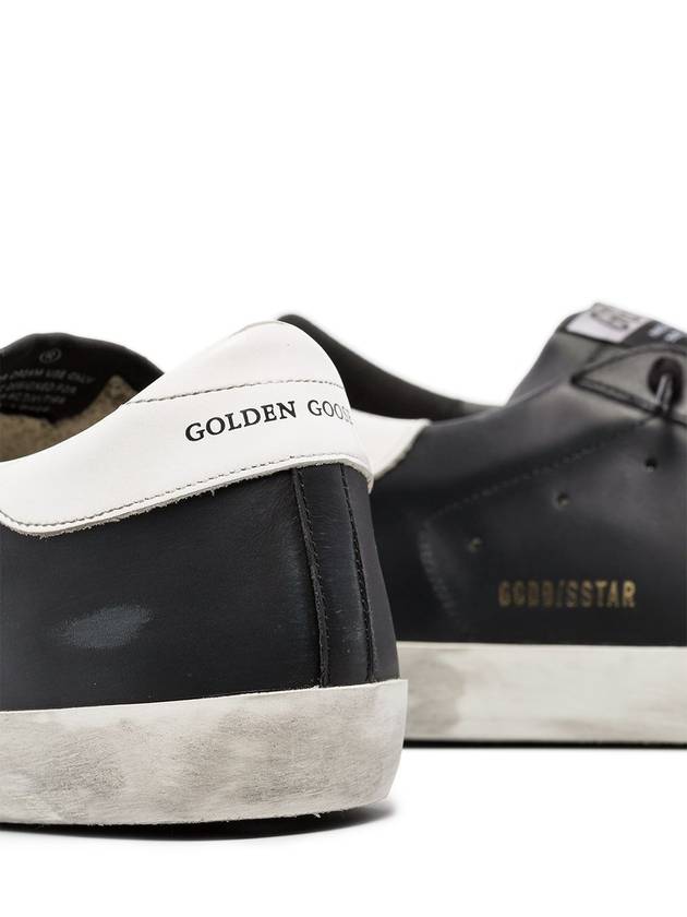 Superstar White Tab Sneakers Black - GOLDEN GOOSE - BALAAN 4