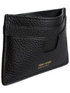 Leather Logo Card Wallet Dark Brown - TOM FORD - BALAAN 4