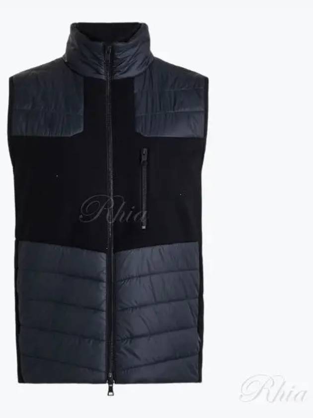 Men's Skull & T's Merino Full Zip Vest Black - G/FORE - BALAAN 2