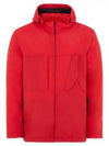 Compass Embroidered Hooded Jacket Red - STONE ISLAND - BALAAN 2