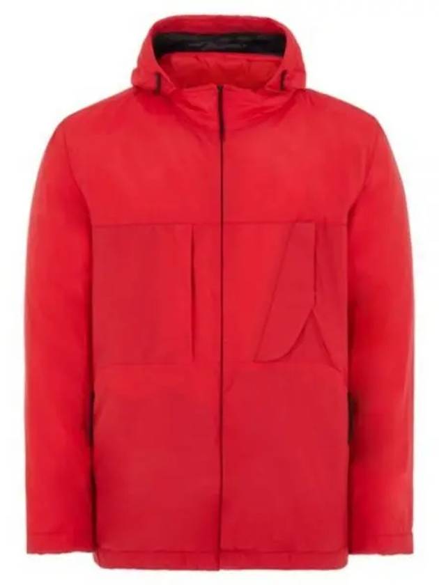 Compass Embroidered Hooded Jacket Red - STONE ISLAND - BALAAN 2