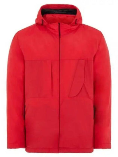 Compass Embroidered Hooded Jacket Red - STONE ISLAND - BALAAN 2