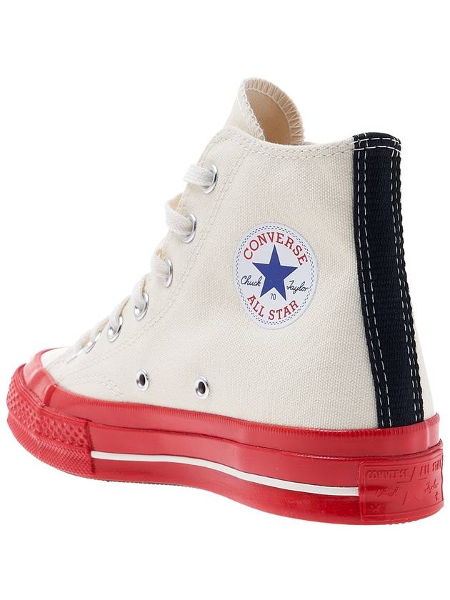 Chuck Taylor high top sneakers P1K124 WHITE - COMME DES GARCONS - BALAAN 3