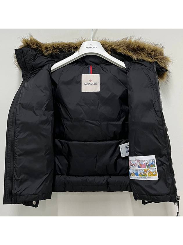 Kids New Byronf Hooded Down Padding Black - MONCLER - BALAAN 10