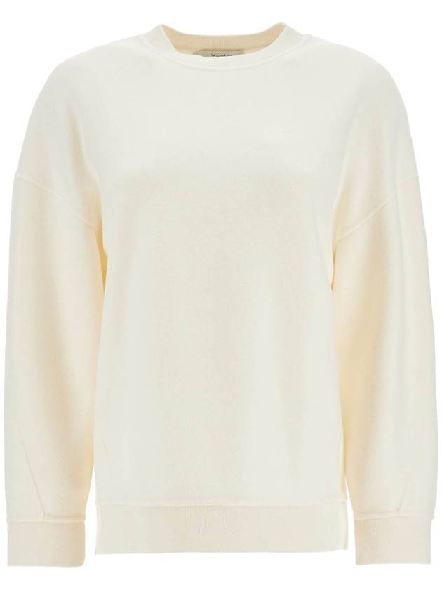 Elvira Jersey Crew Neck Knit Top Ivory - MAX MARA - BALAAN 2