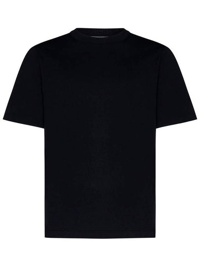 Crew Neck Short Sleeve T-Shirt Black - BRUNELLO CUCINELLI - BALAAN 2