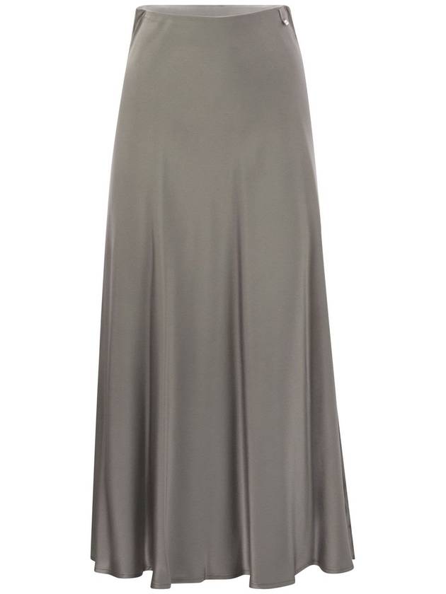 Satin effect long skirt - HERNO - BALAAN 1