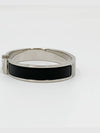 Click Ache HH Palladium Matte Bracelet Noir - HERMES - BALAAN 3