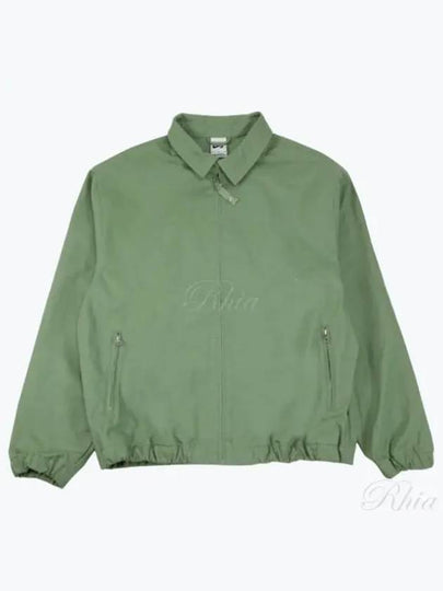 SB Woven Twill Premium Skate Zip Up Jacket Green - NIKE - BALAAN 2