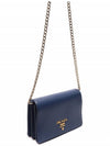 Saffiano Cross Bag Navy - PRADA - BALAAN 4