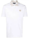 Men's Medusa Greca Short Sleeve Polo Shirt White - VERSACE - BALAAN 2