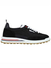 Men's Ripstop Tech Running Low Top Sneakers Black - THOM BROWNE - BALAAN 6