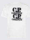 30/1 Jersey Graphic Short Sleeve T-Shirt White - CP COMPANY - BALAAN 3