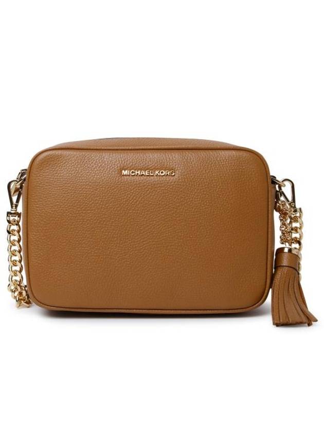 Ginny Medium Cross Bag Brown - MICHAEL KORS - BALAAN 1