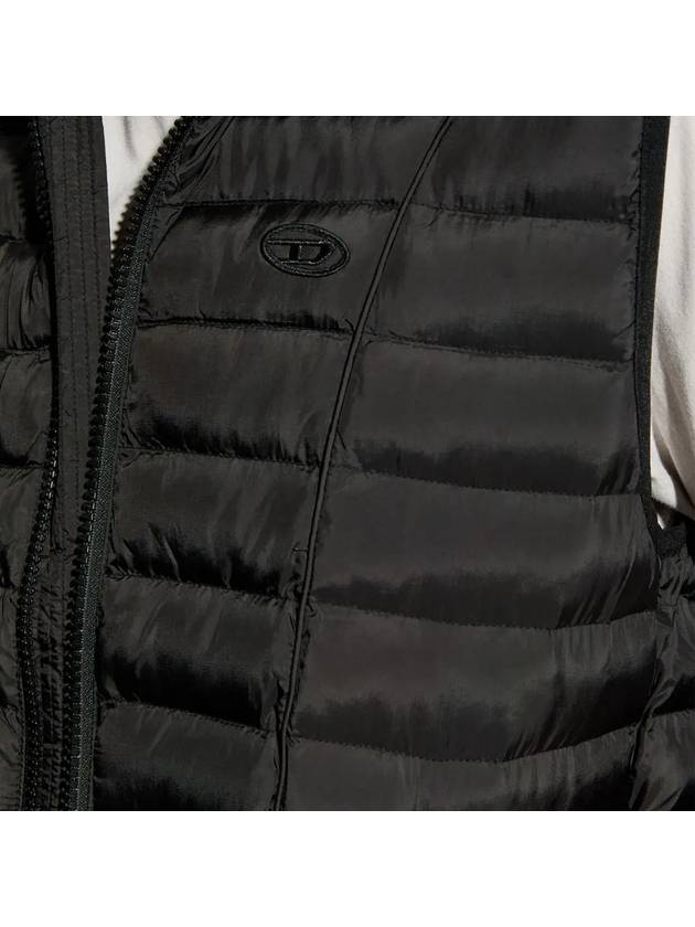 W TEMPLE logo padded vest A14718 0BHAZ 9XX - DIESEL - BALAAN 4