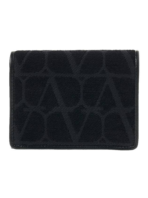 Toile Iconographe Half Wallet Black - VALENTINO - BALAAN 2