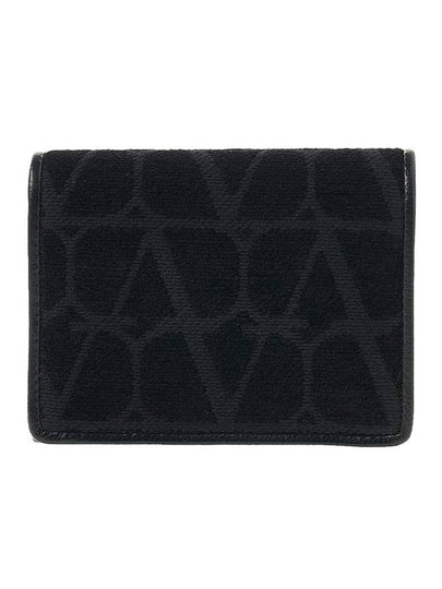 Toile Iconographe Half Wallet Black - VALENTINO - BALAAN 2