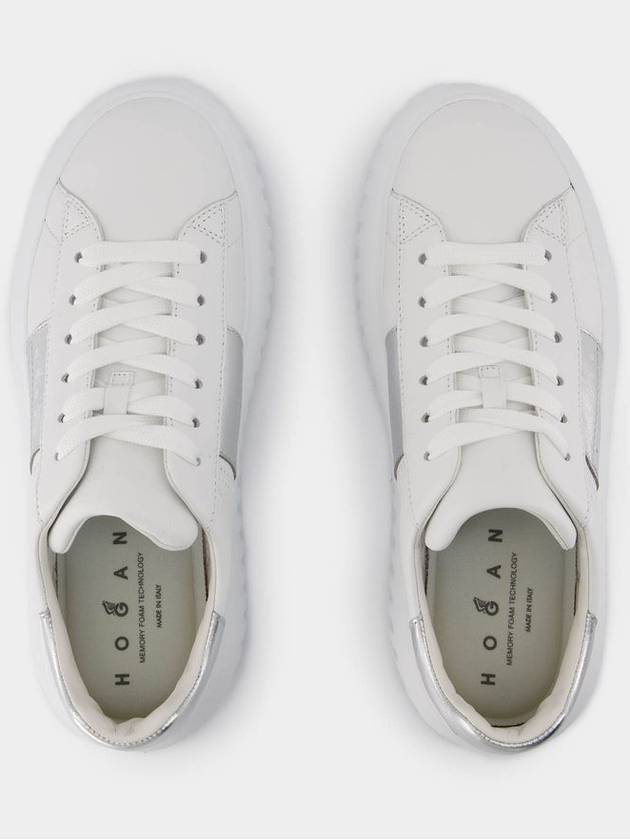 H Stripes Sneakers - Hogan - Leather - White - HOGAN - BALAAN 4